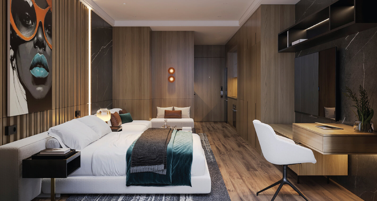 nội thất căn hộ sunshine Continental Hà Nội