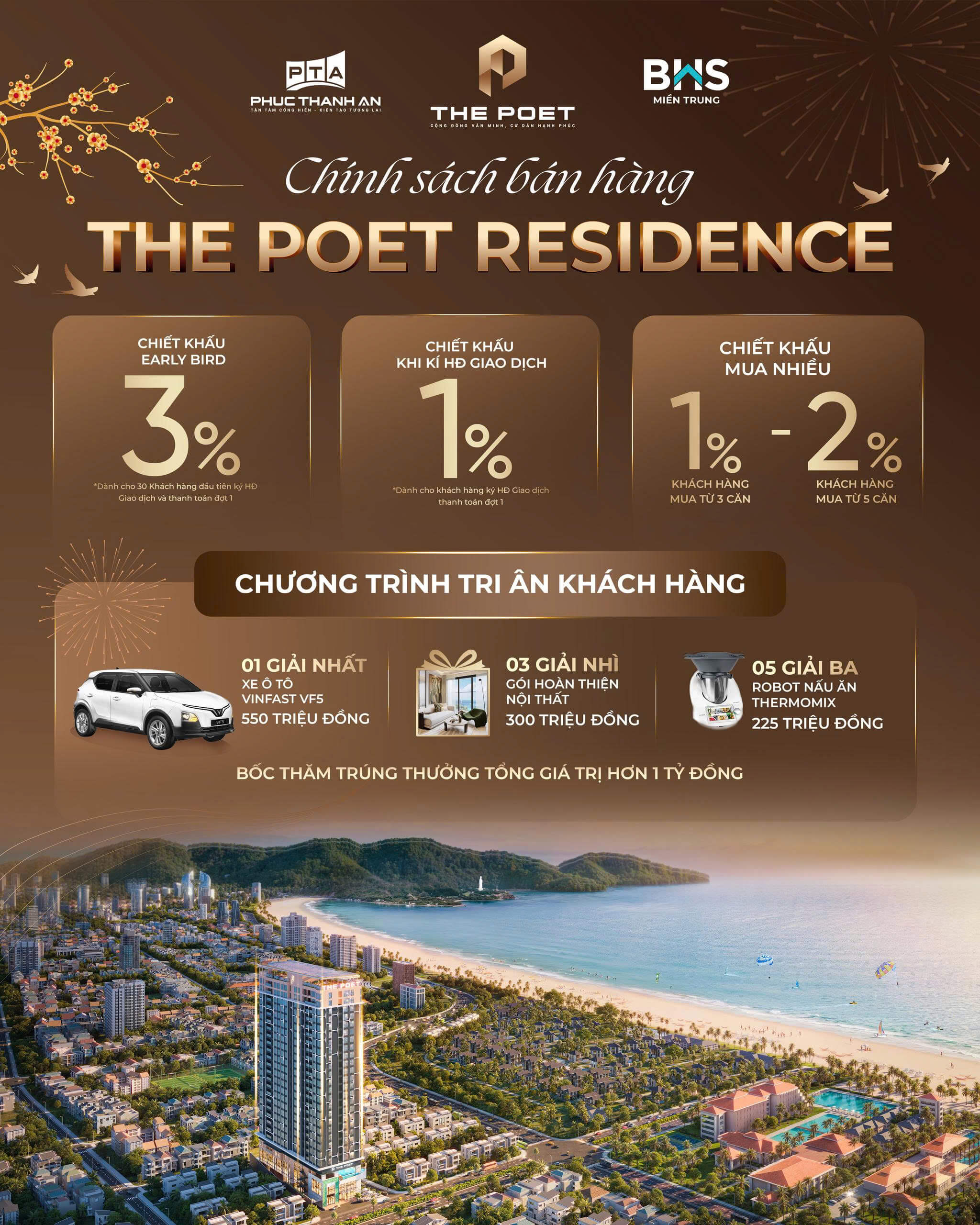 chính sách bán hàng dự án the poet residence đà nẵng
