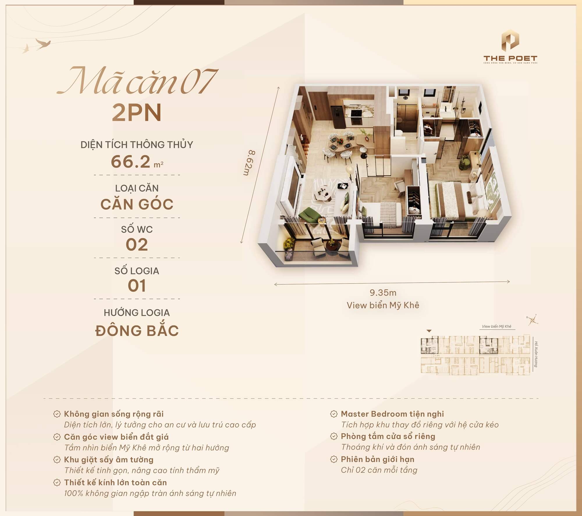 thiết kế căn hộ the poet residence đà nẵng